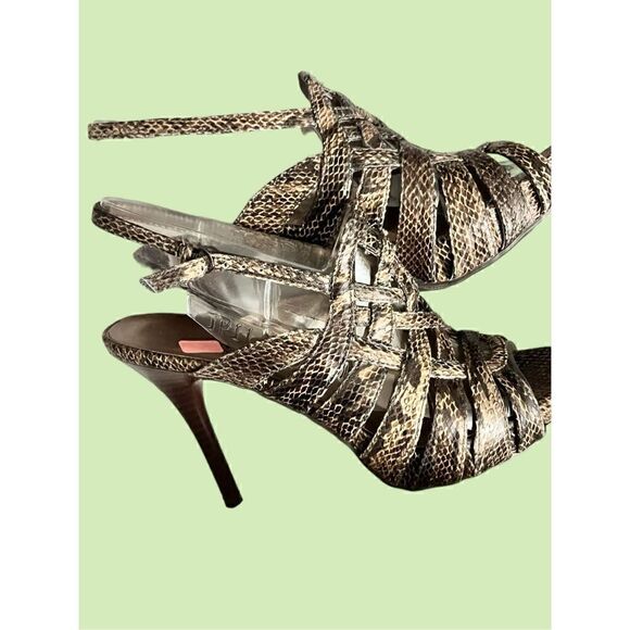 WORTHINGTON Brown/Tan 4” Slingback Heels / SZ: 9M / NWT in original box - Picture 1 of 12